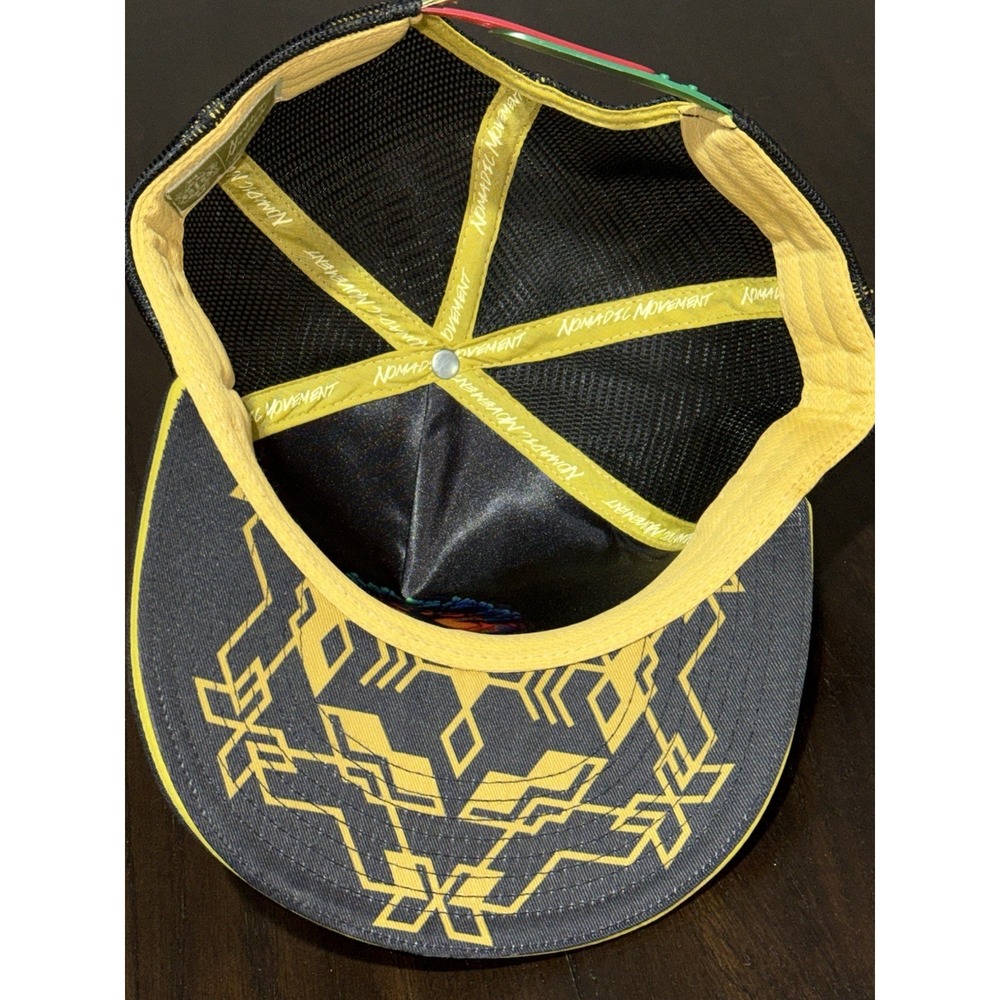 Nomadic Movement Limited 300 ~3D Sculpted Tree Of Life Black Snap Back Cap Hat - Picture 6 of 9